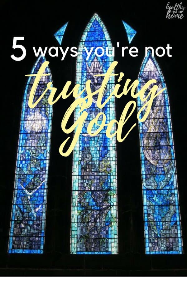 Trusting God is tough. Let's look at five ways we as humans try to trust God in our lives but come up short, plus some solutions to these pitfalls.