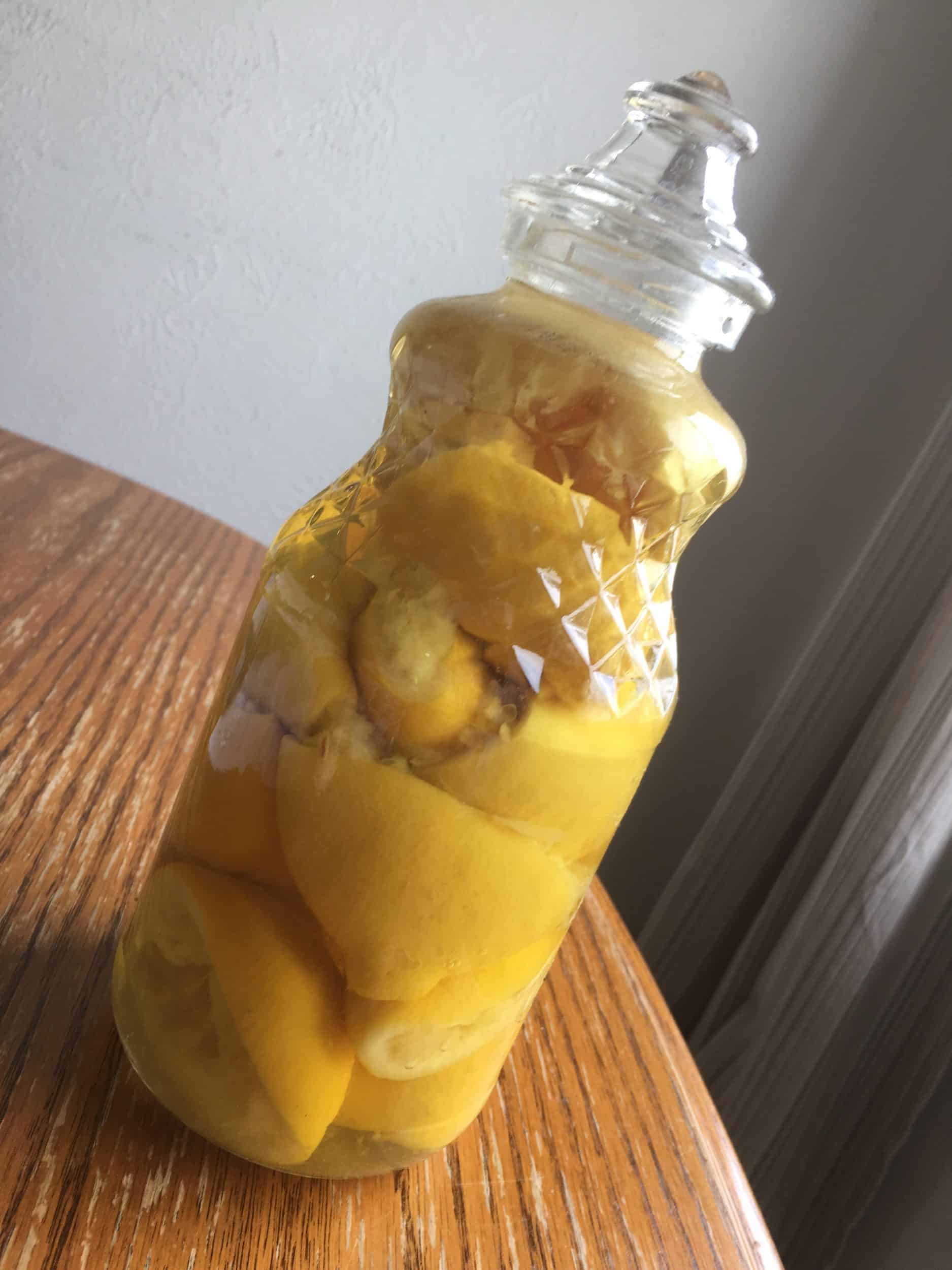 Homemade Citrus Vinegar Cleaner (smells so good and WORKS!)