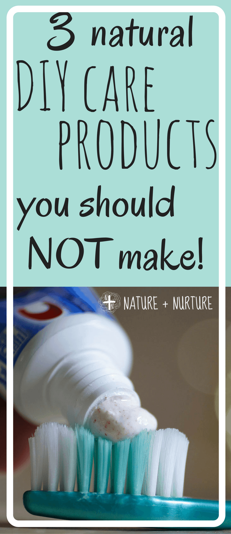 DIY care products are usually awesome, but what about those times when they're...not? Here are three products you probably shouldn't try to make yourself.