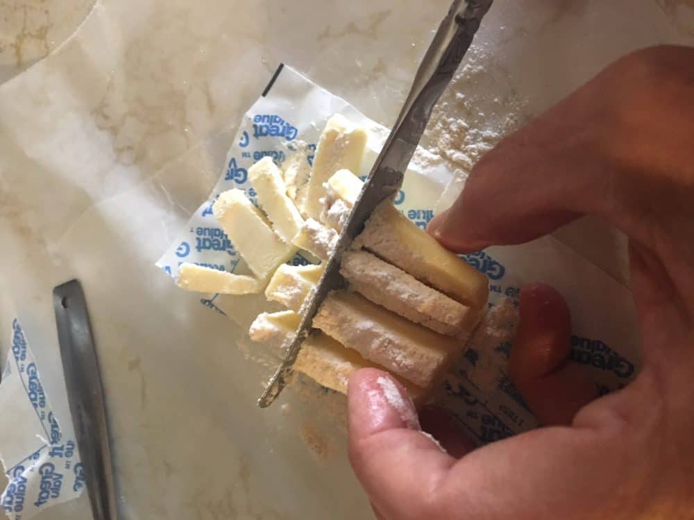 cutting in the butter