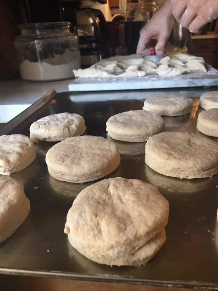 using the rest of the biscuit dough