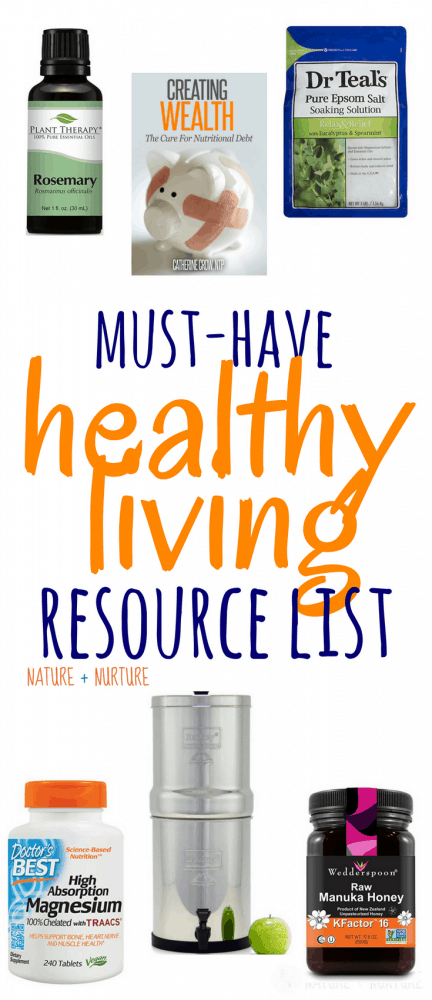 The ultimate list of the best health products and resources for your journey to natural wellness. Discover healthy tools, books, supplements, and more!