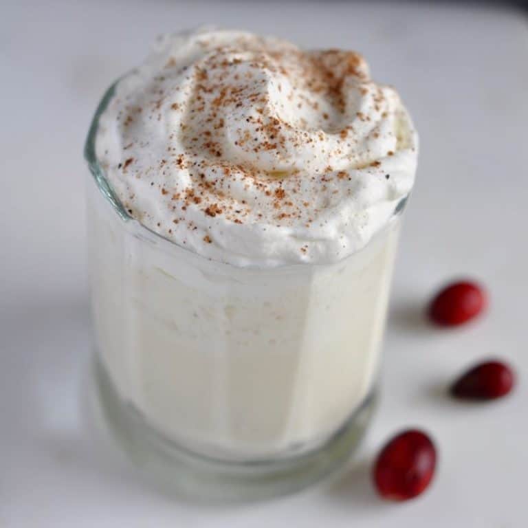 How to Make Eggnog Without Alcohol {a recipe everyone will love!}