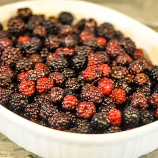 OldFashioned, Easy Blackberry Cobbler (10minute prep!)