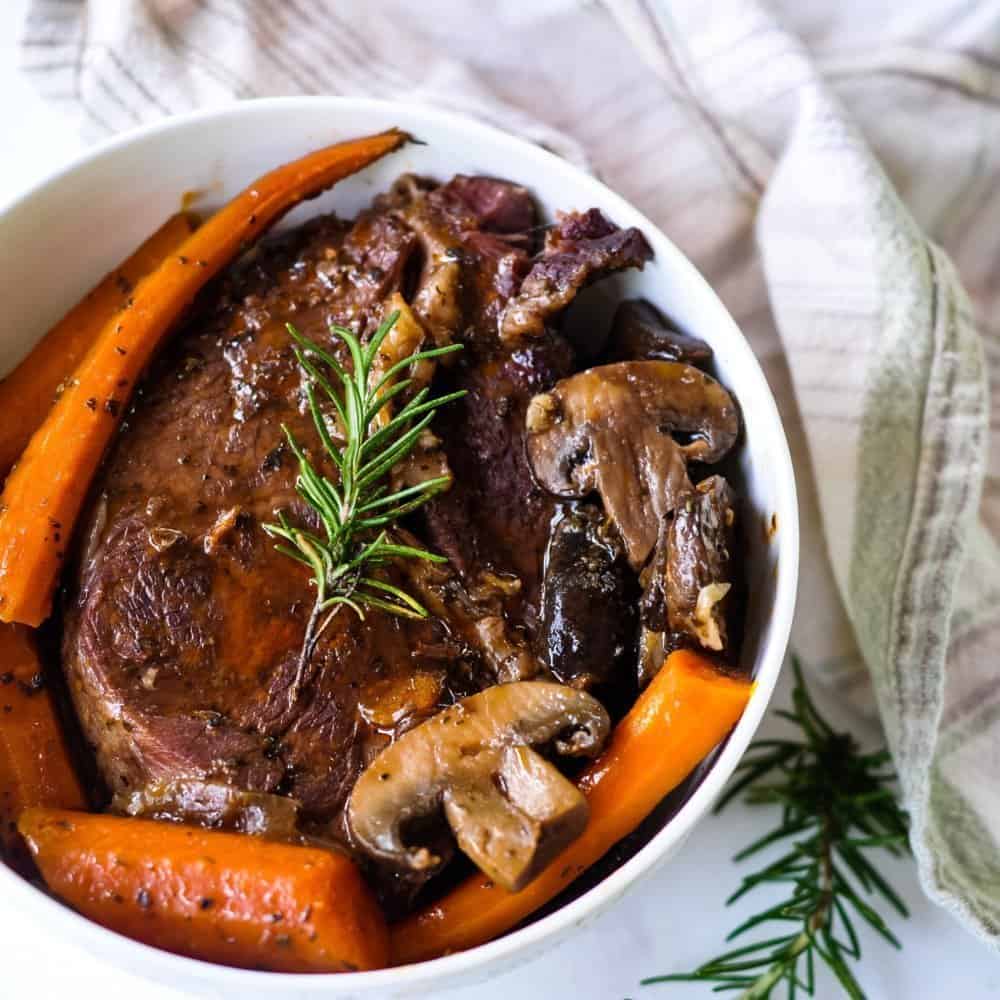 Savory Italian Pot Roast (easy Instant Pot or slow cooker dump dinner!)