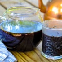 Immune Boosting Elderberry Tea (using dried elderberries)
