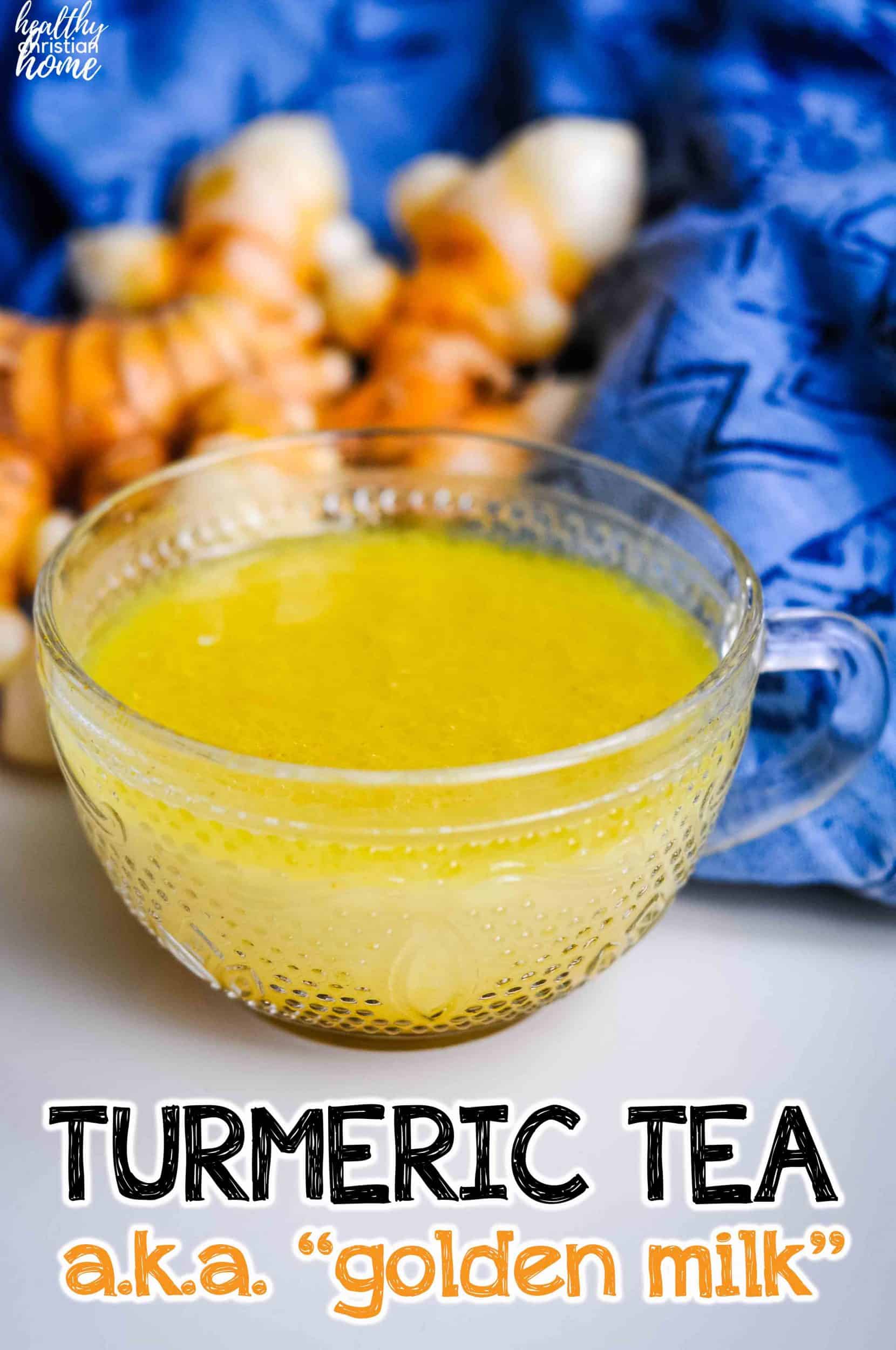 Anti-Inflammatory Turmeric Tea Recipe (Golden Milk)