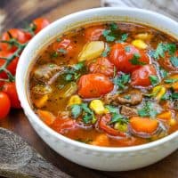 Instant Pot Vegetable Beef Soup