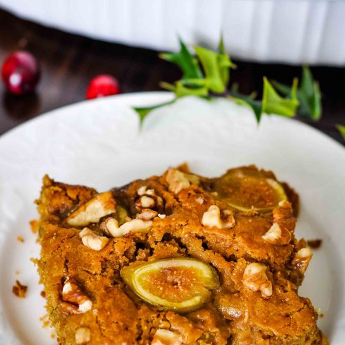 Rustic Figgy Pudding Recipe (easy yet traditional)