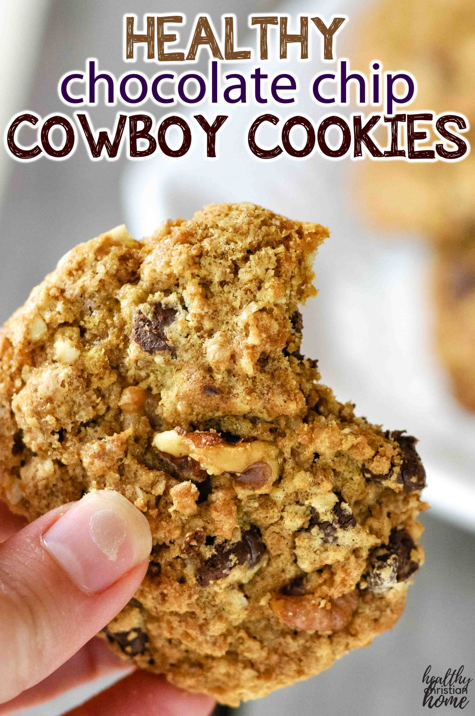 Healthy Cowboy Cookies ~ CHEWY, nourishing, real food treat