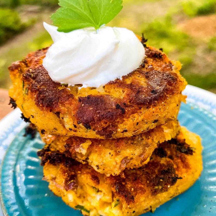 Crispy Rosemary Potato Fritters