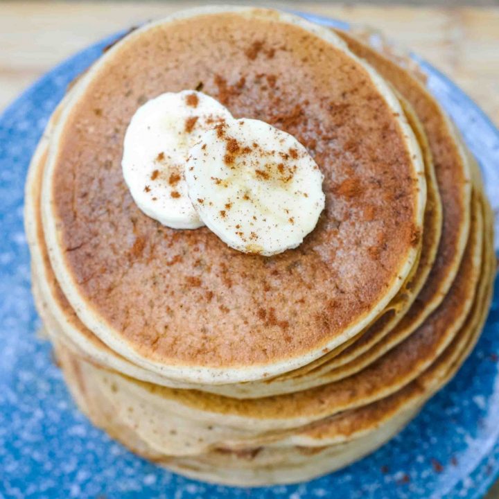 Banana Oat Blender Pancakes (gluten-free)