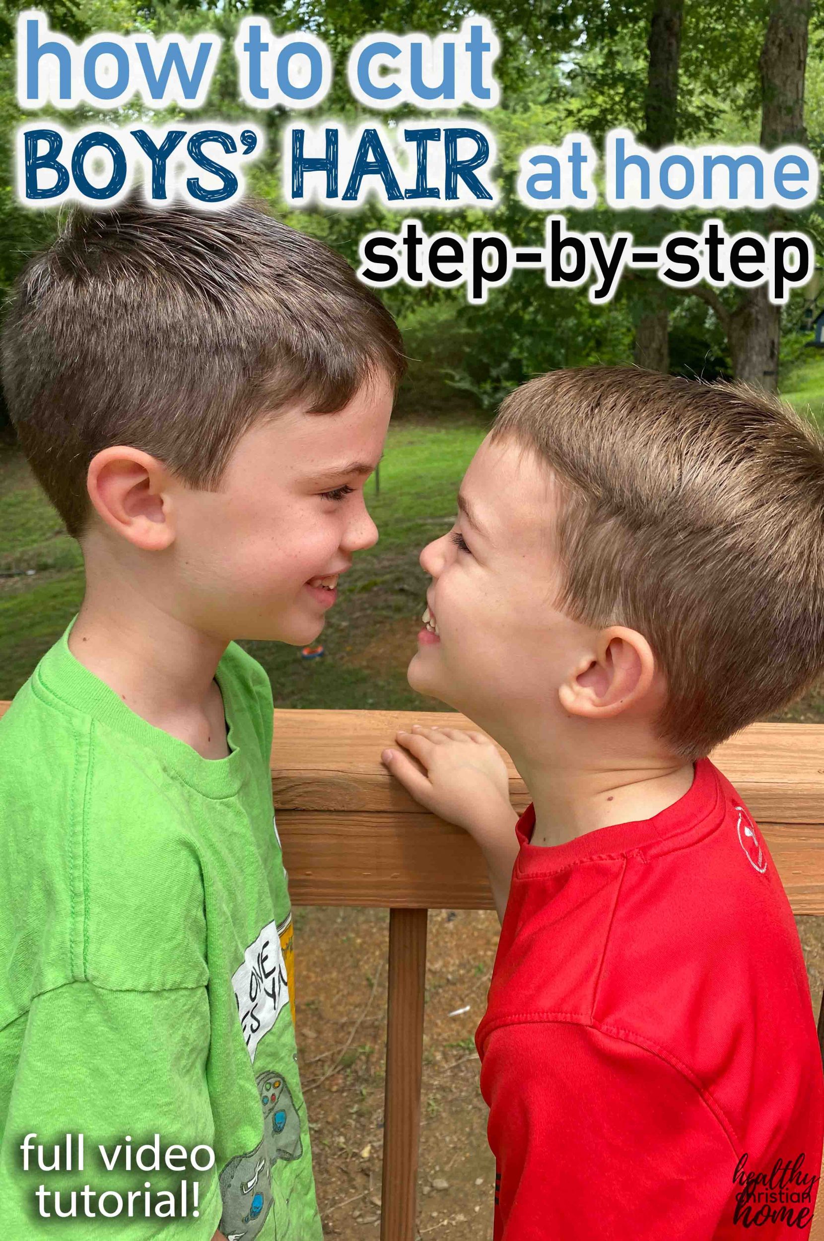 diy little boy haircut with clippers