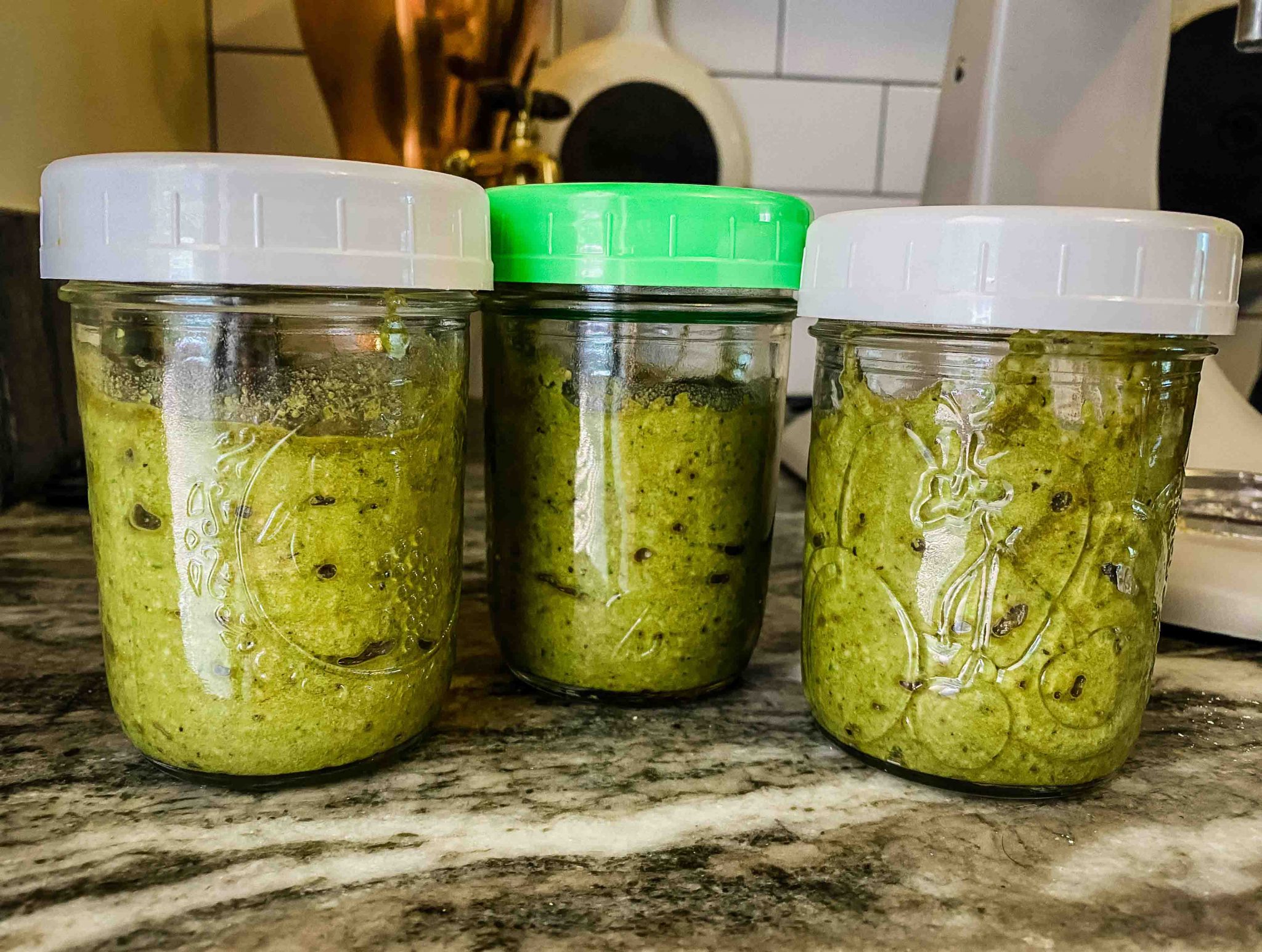 Walnut & Goat Cheese Basil Pesto (EASY & economical recipe)