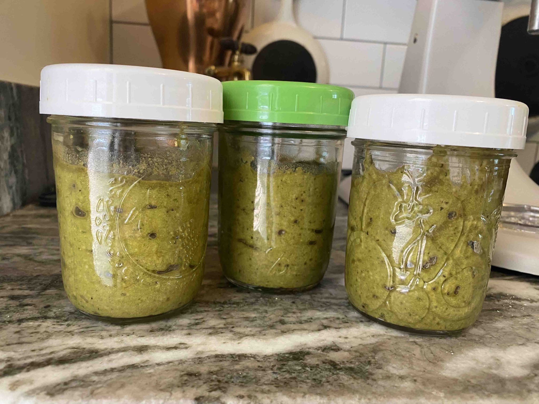 storage basil pesto Healthy Christian Home