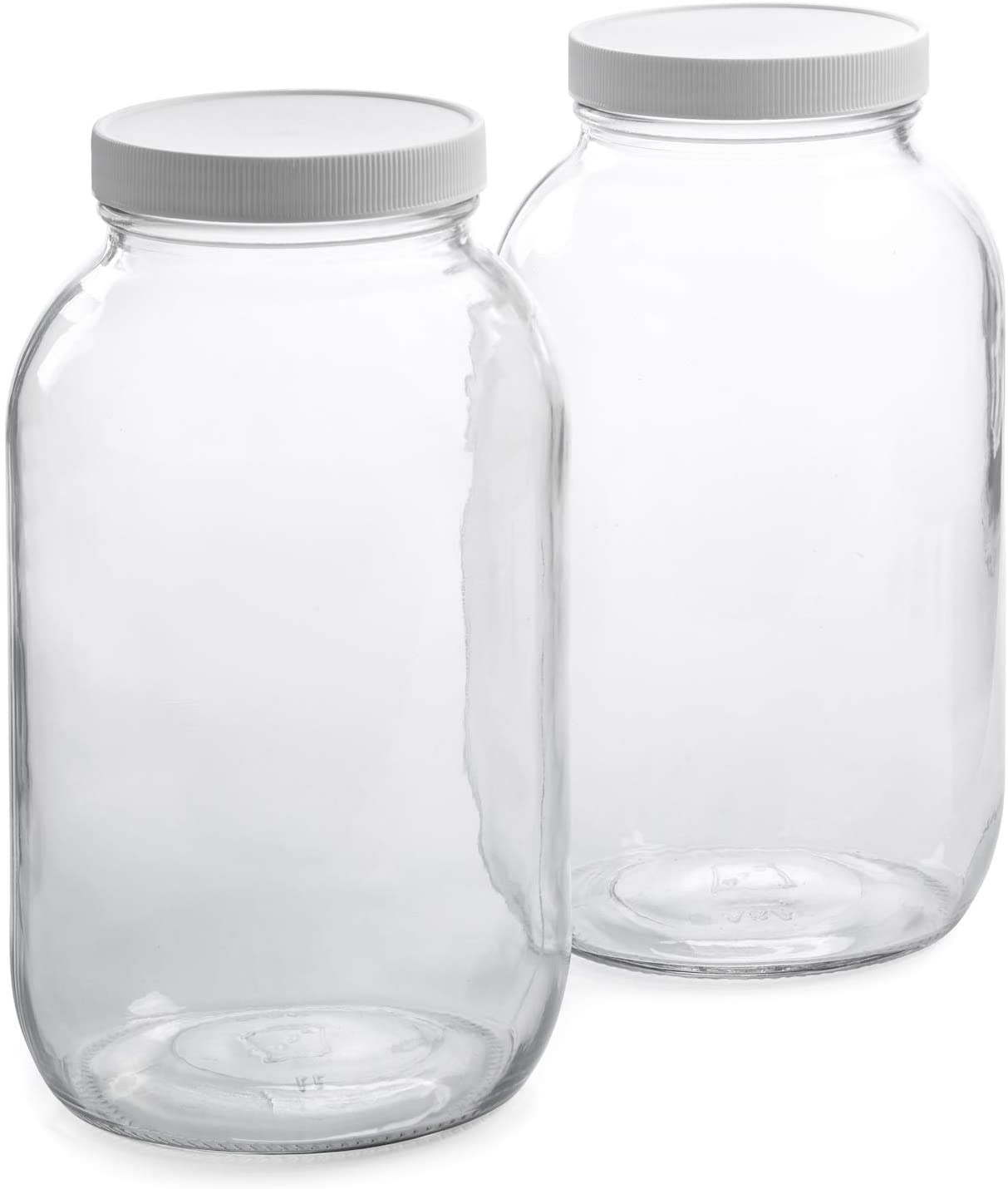 Half gallon glass jar