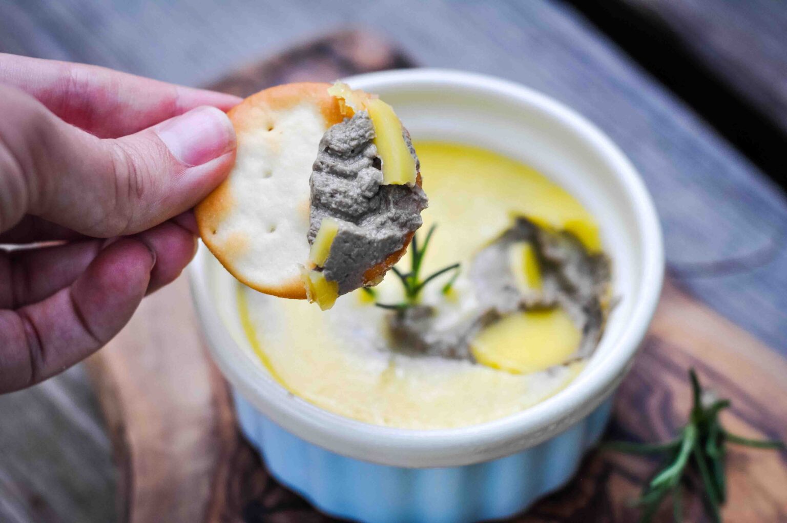 Chicken Liver Patè with Mushrooms & Rosemary