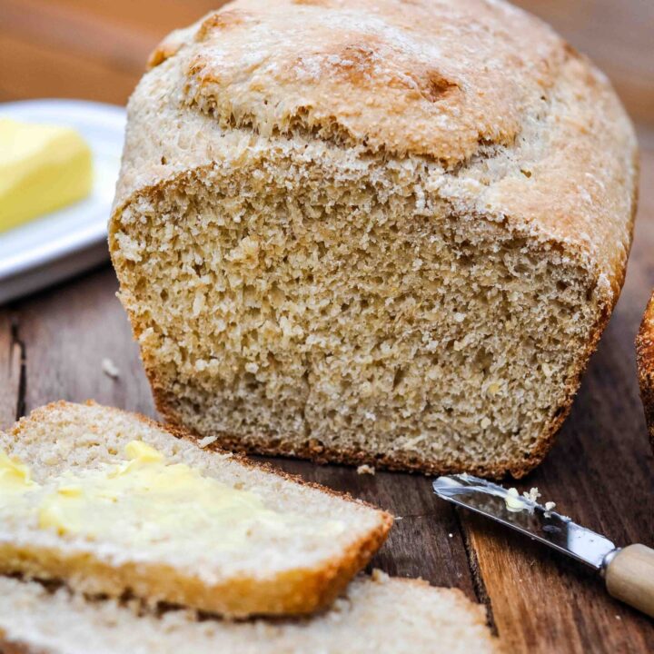 Whole Grain Sourdough Bread (using 100% freshly milled flour)