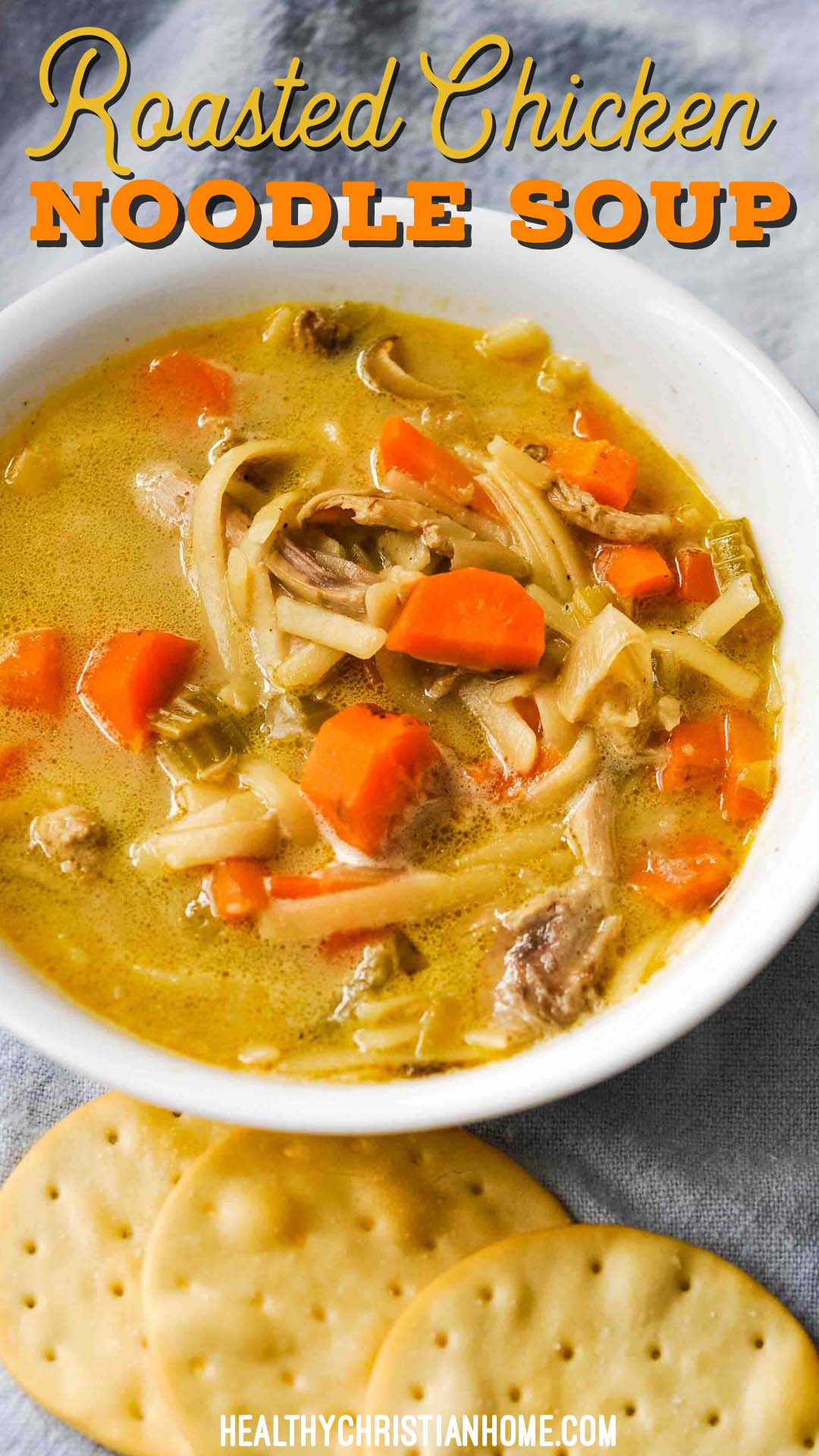 The Coziest Chicken Noodle Soup