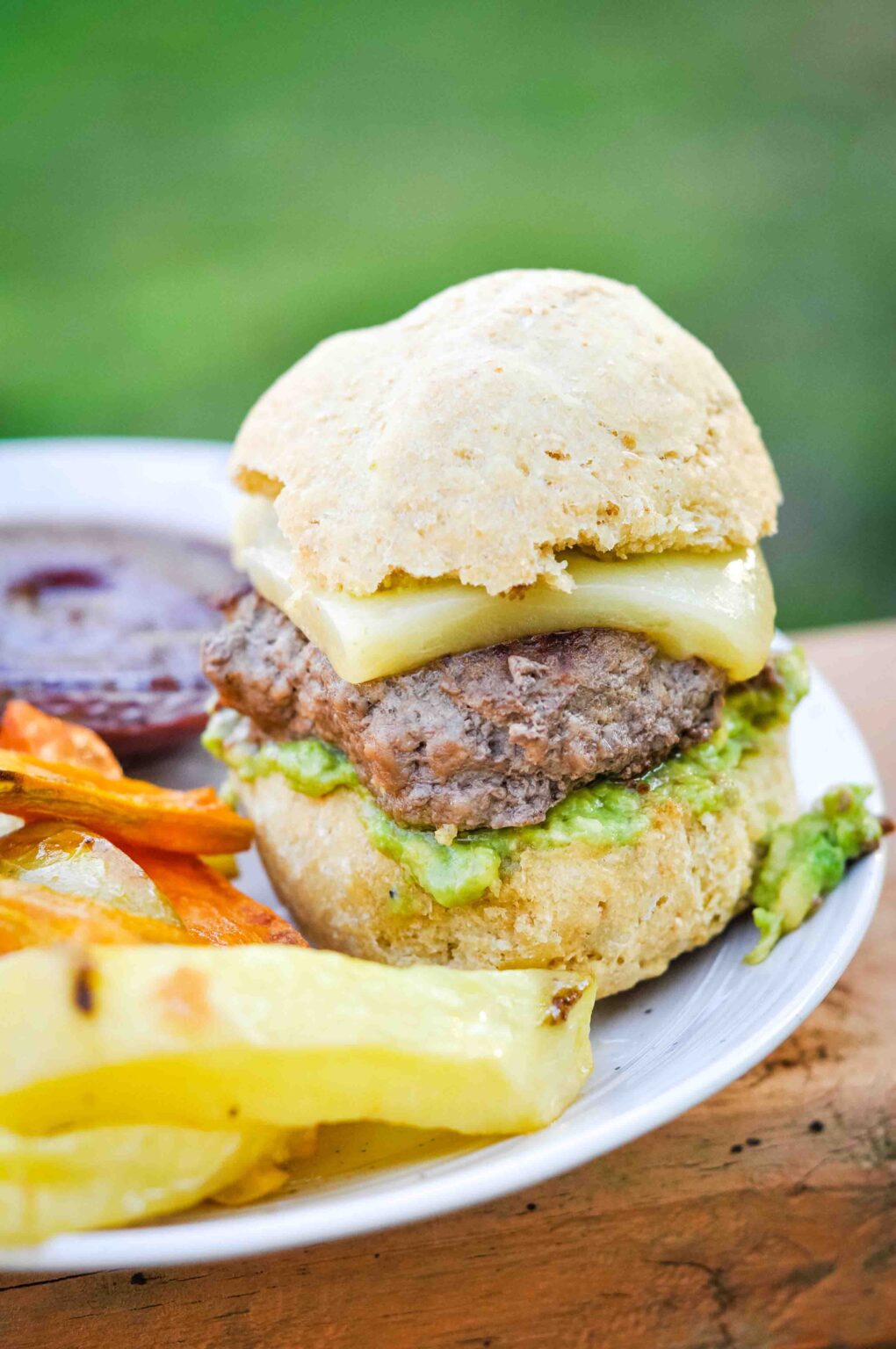 Oven Baked Burgers Hamburgers skillet healthychristianhome