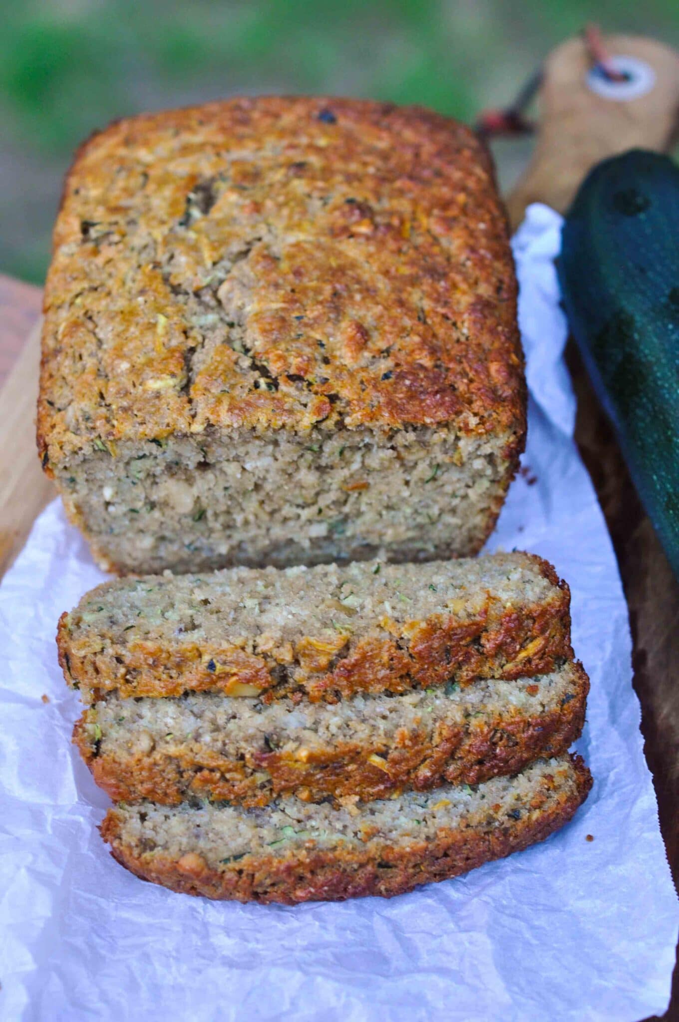 Healthy Citrus Zucchini Bread {LOW Sugar & Protein Packed}