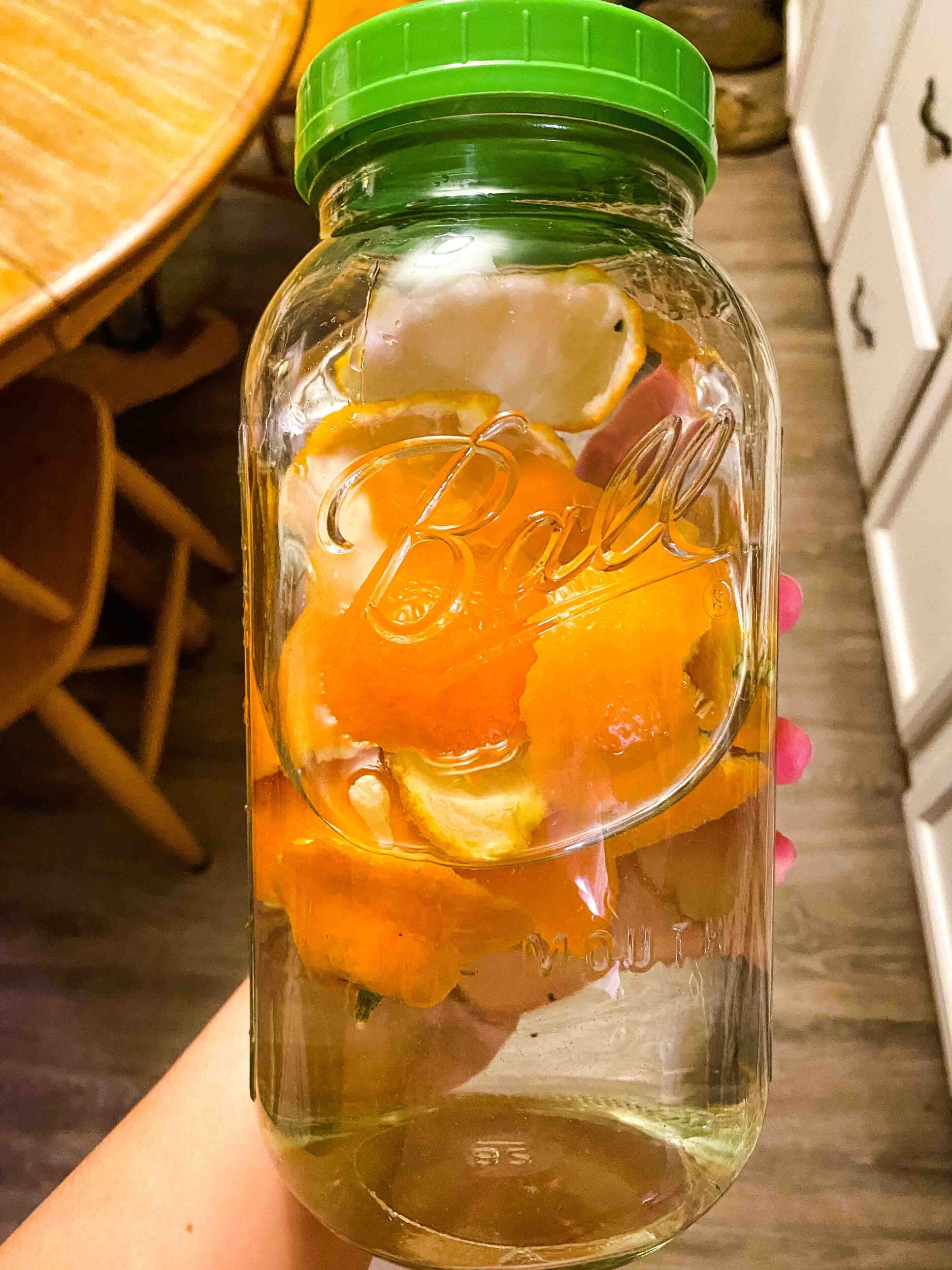 Homemade Citrus Vinegar Cleaner (smells so good and WORKS!)