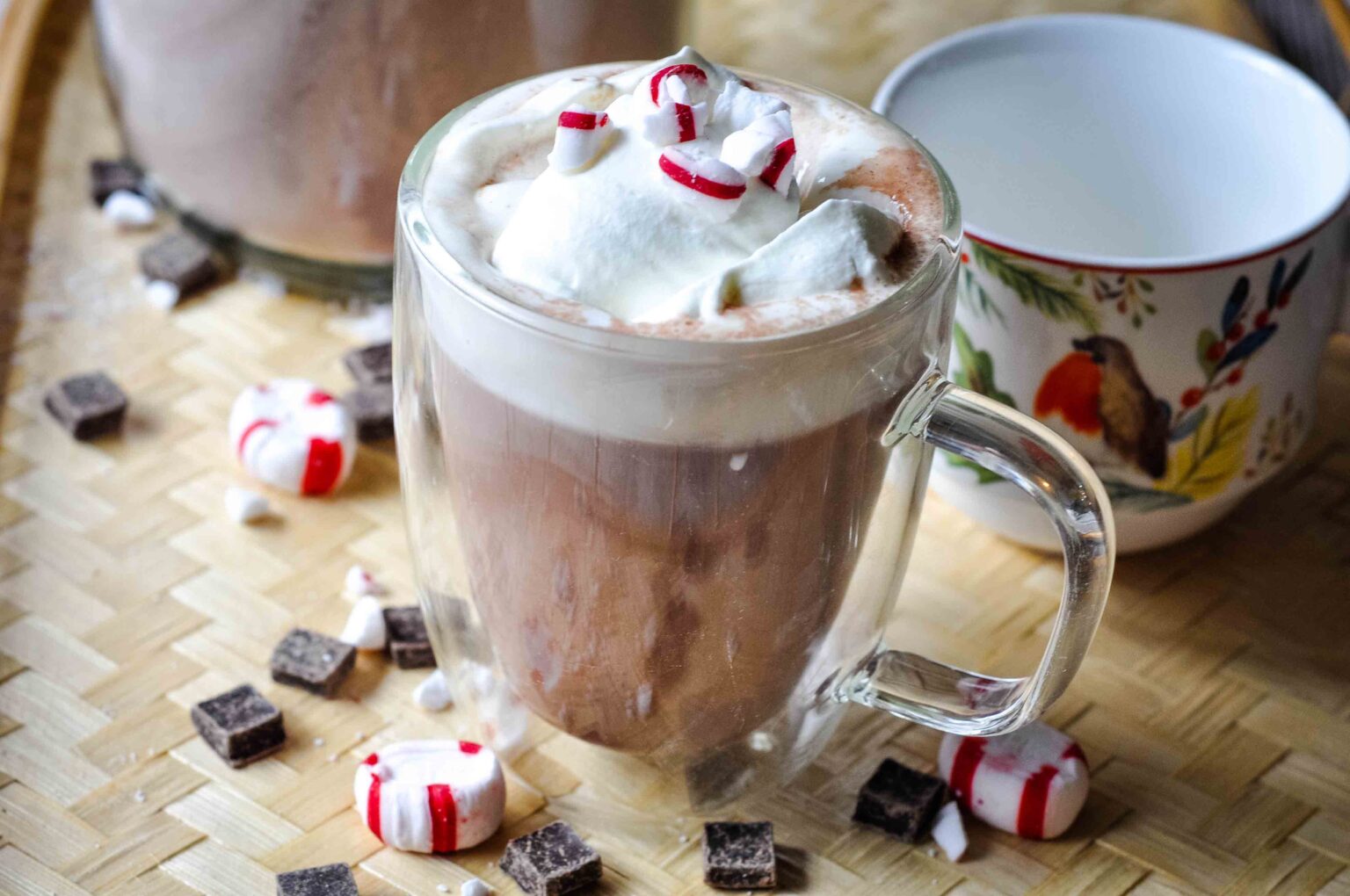 Homemade Healthy Hot Chocolate Mix {makeahead}