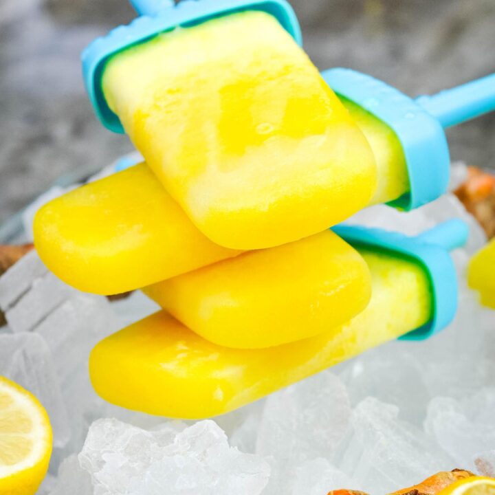 Pineapple Cough-sicles (Immune Boosting Popsicles)
