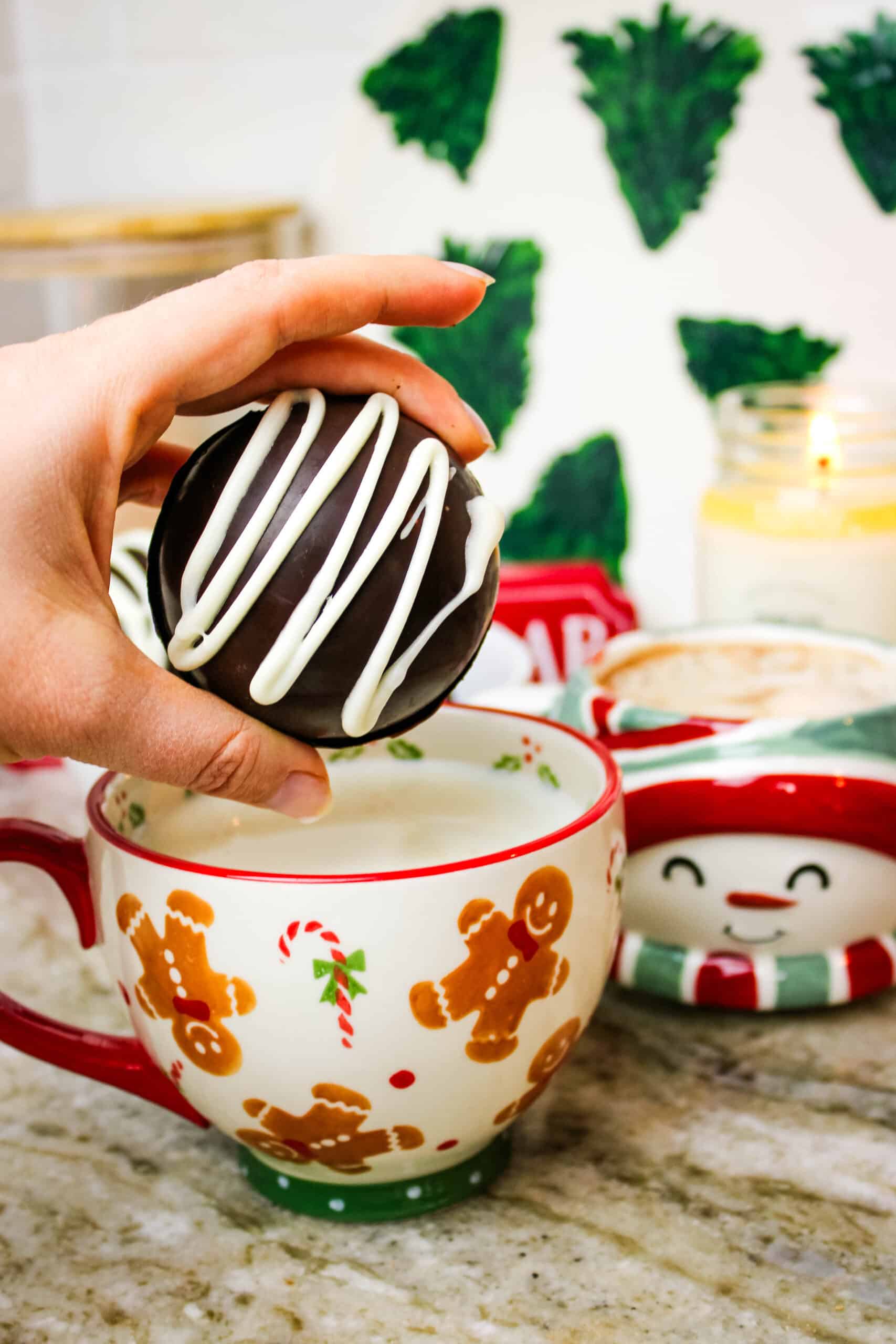 Healthier Hot Chocolate Bombs
