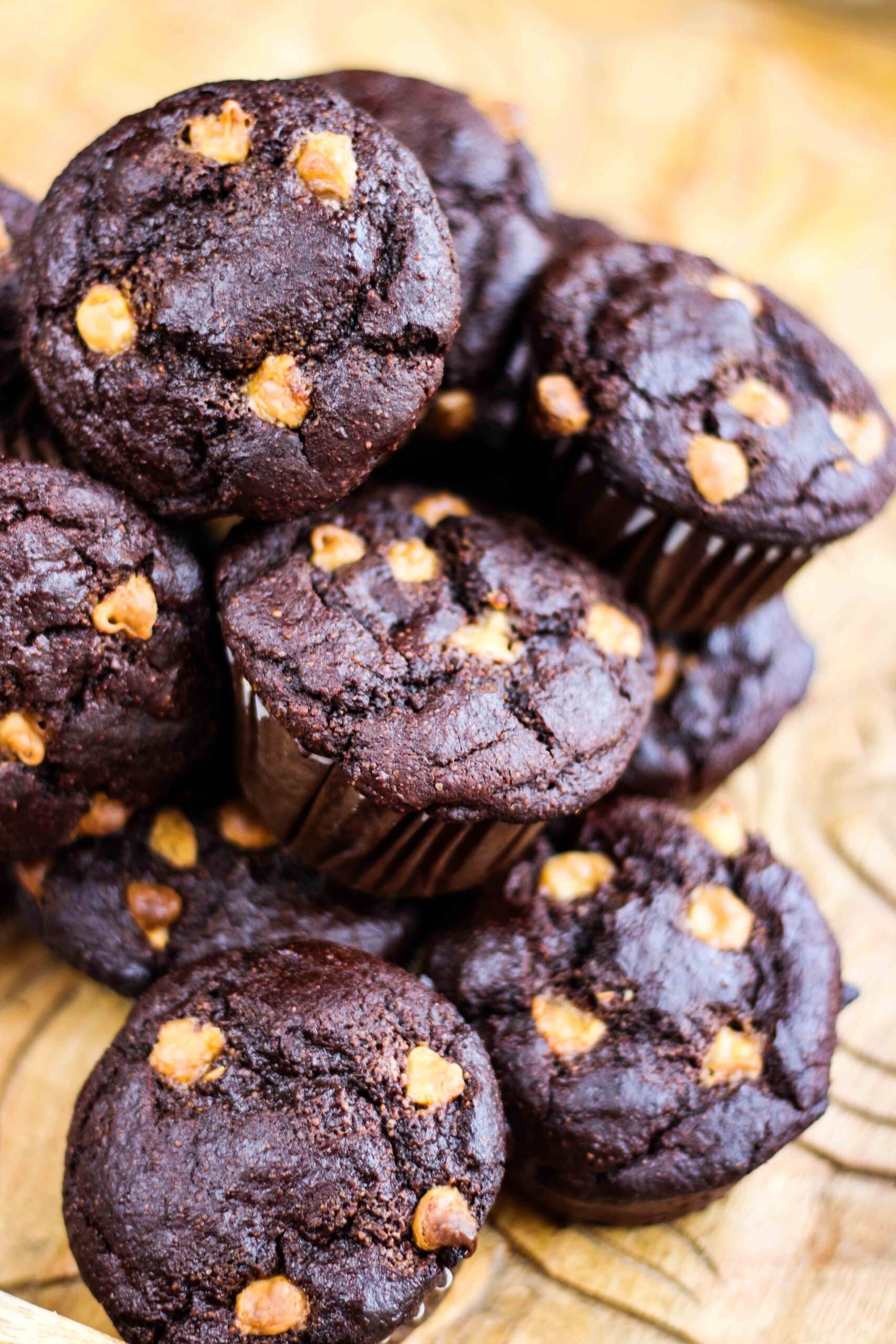 Millet & Oat Double Chocolate Muffins (gluten-free)