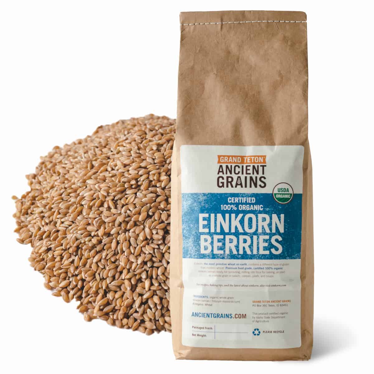 Organic Einkorn Wheat Berries