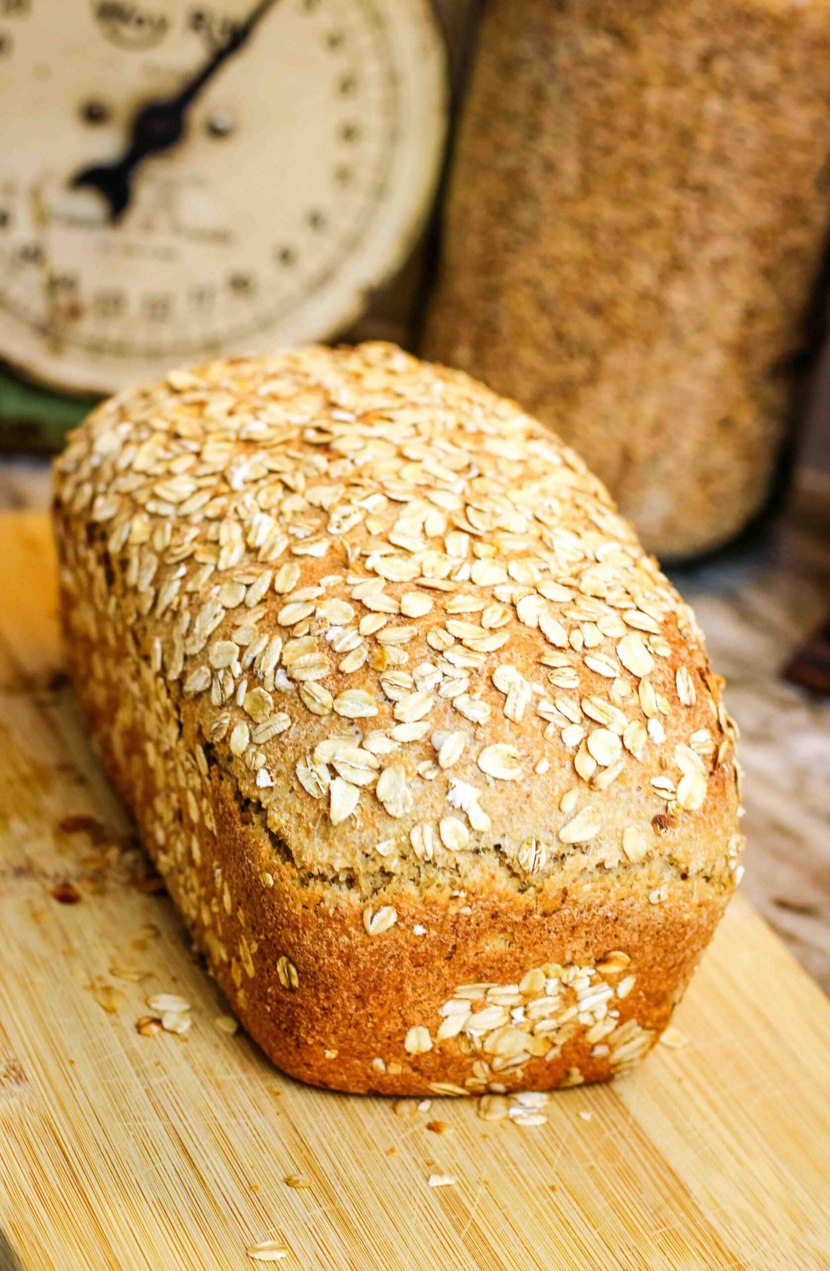 Fresh Milled Honey Oat Bread